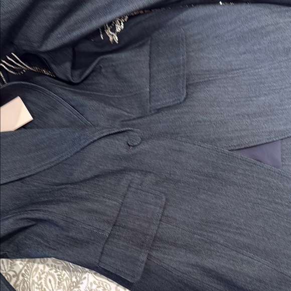 CINQ A SEPT SASHA BLAZER WITH CRYSTAL FRINGE - Picture 10 of 10